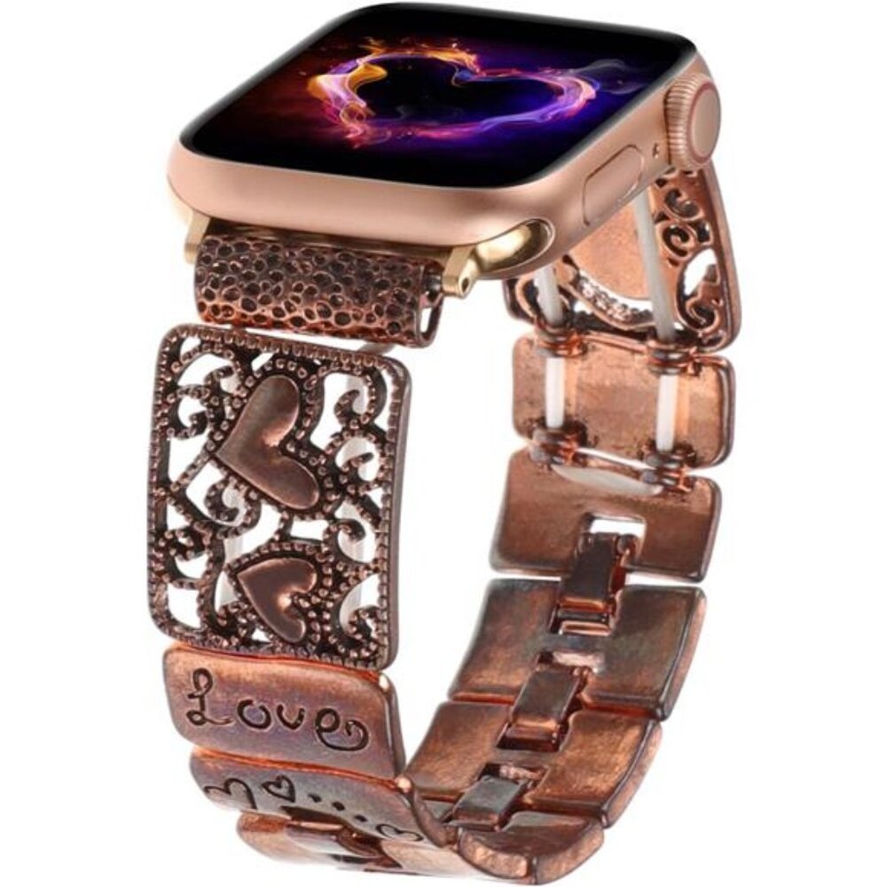 NEW Retro Rose Gold Apple Watch Band